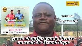 Ça va chauffer tout à l’heure au stade de Grand-Popo