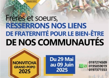 Frรจres et soeur, resserrons nos liens de fraternitรฉs pour le bien-รชtre de nos communautรฉs