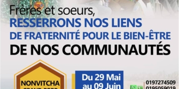 Frères et soeur, resserrons nos liens de fraternités pour le bien-être de nos communautés
