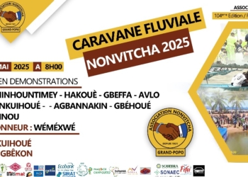 La caravane fluviale NONVITCHA 2025, c’est demain du village Onkuihoué à 08h au village Gbêkon (Grand-Popo)