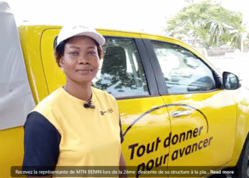 Recevez la représentante de MTN BENIN lors de la 2ème descente de sa structure à la place NONVITCHA à Grand-Popo