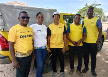 Deuxième descente de MTN BENIN à la place NONVITCHA à Grand-Popo