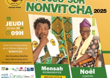 1er numéro de votre émission ” FOCUS SUR NONVITCHA 2025”