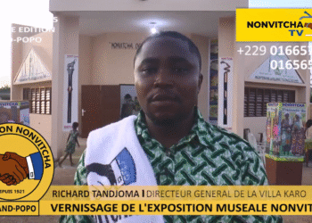 Partenaire privilégié de l’association NONVITCHA, Richard TANDJOMA, Directeur Général du centre culturel Finno-Africain VILLA KARO sis à Grand-Popo