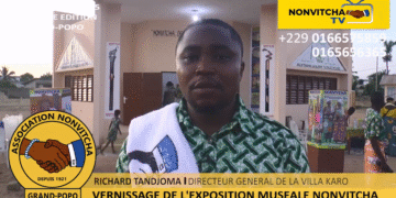 Partenaire privilégié de l’association NONVITCHA, Richard TANDJOMA, Directeur Général du centre culturel Finno-Africain VILLA KARO sis à Grand-Popo