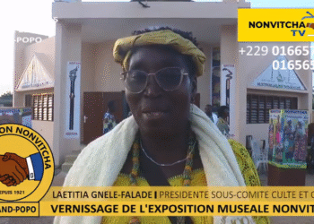 Exposition MUSÉALE NONVITCHA 2025, interview de Mme Laetitia GNELE-FALADE, Présidente du sous-comité Arts, Culte et Culture pour le compte de la célébration de la 104ème de NONVITCHA