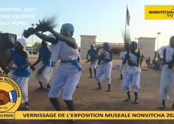 Vernissage de l’exposition muséale NONVITCHA 2025 à la place NONVITCHA à Grand-Popo